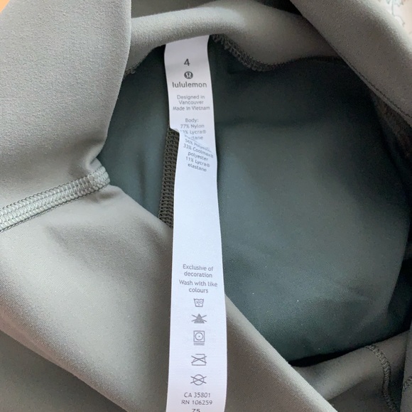 SOLD✖️Lululemon Grey Sage Wunder Train 25” 4 - Picture 4 of 6